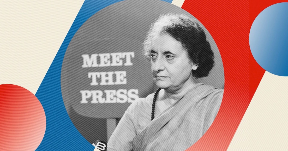 Indira Gandhi predicts anarchy