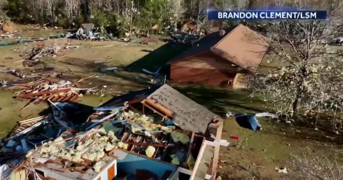 Deadly tornado outbreak leaves thousands in the South without power
