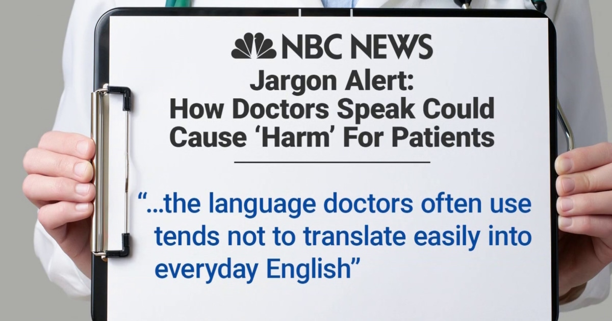 Common medical terms can often leave patients confused