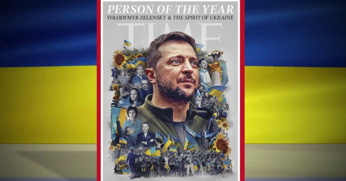 Le président ukrainien Zelenskyy et «l’esprit de l’Ukraine» nommés Time Person of the Year