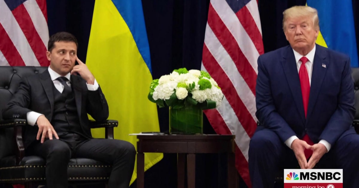 Two very different meetings with Zelenskyy with two very different U S