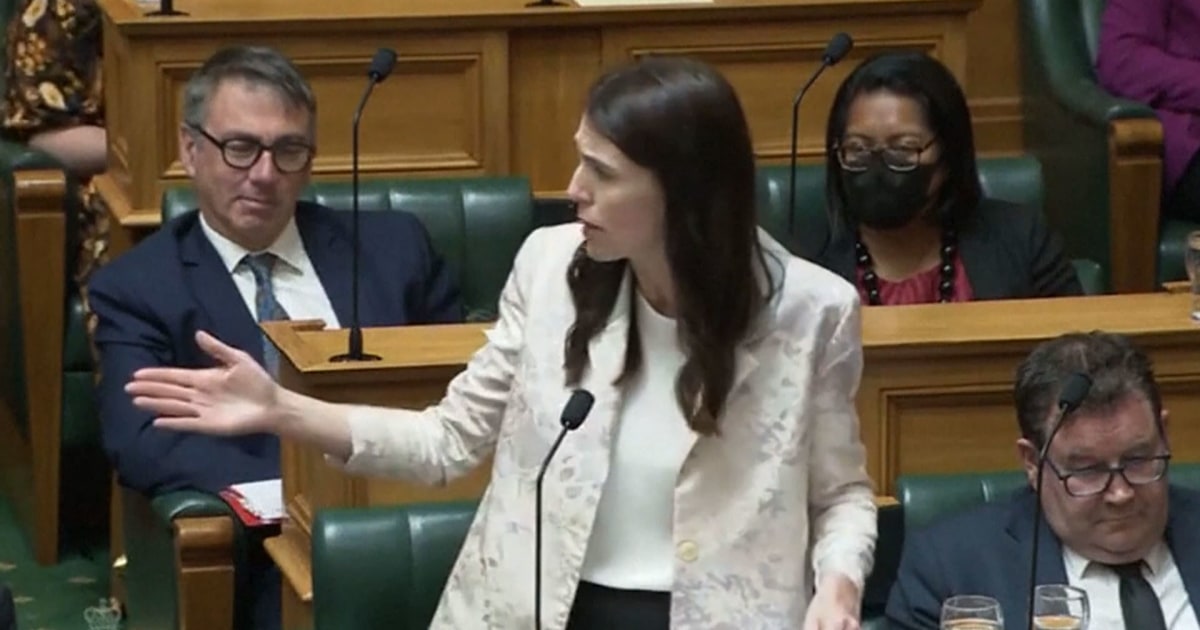 New Zealand's Jacinda Ardern caught making hot mic vulgarity