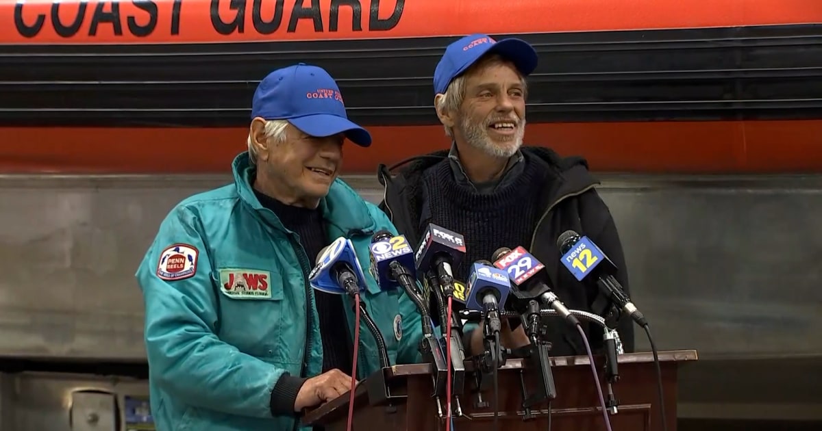 Two New Jersey boaters reunite with family after being stranded at sea