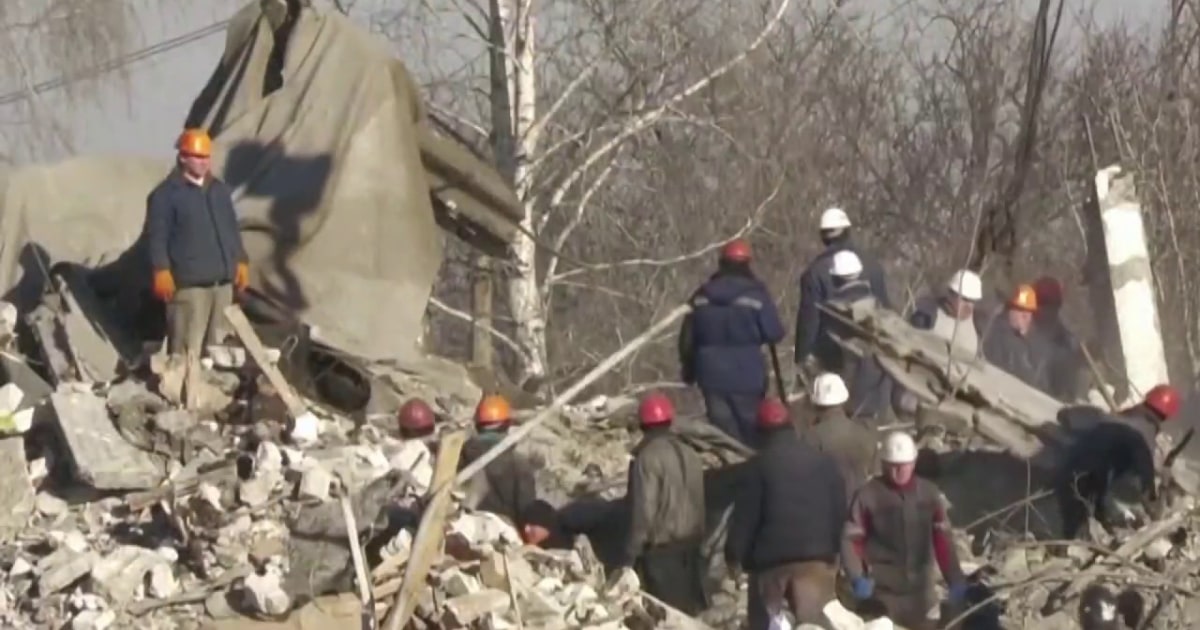 63 Russian soldiers killed in New Year’s Eve attack on barracks