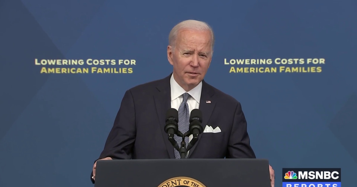 Biden praises cooling inflation shown in economic report