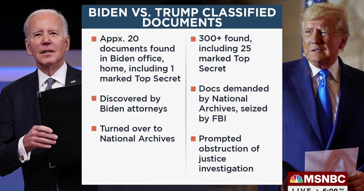 Classified documents at the center of separate investigations into