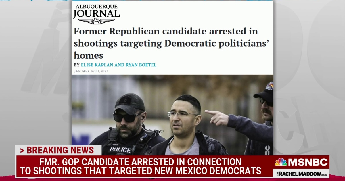 Police arrest disgruntled Republican candidate in connection with shootings in New Mexico