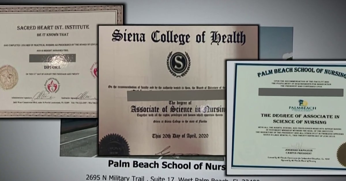 Officials make arrests in fake nursing school diploma scheme