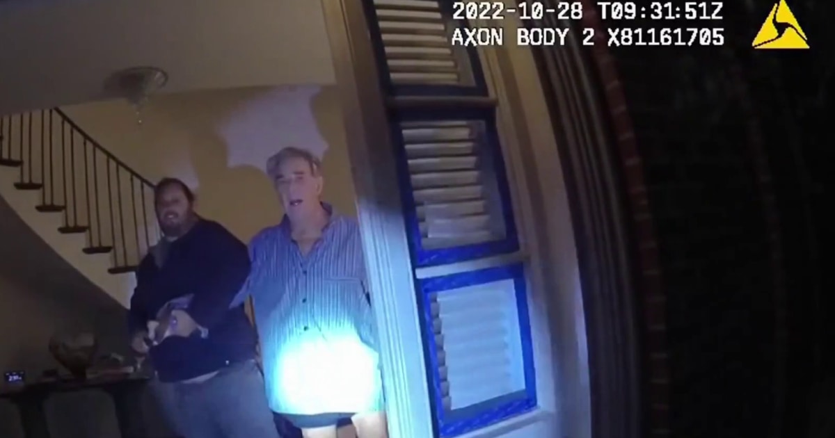 Police release bodycam footage from Paul Pelosi hammer attack