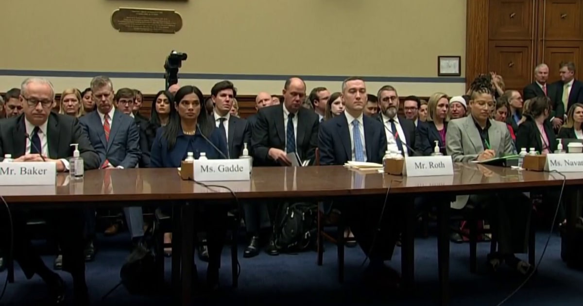 Former Twitter executives testify at House hearing on handling of Hunter Biden laptop story