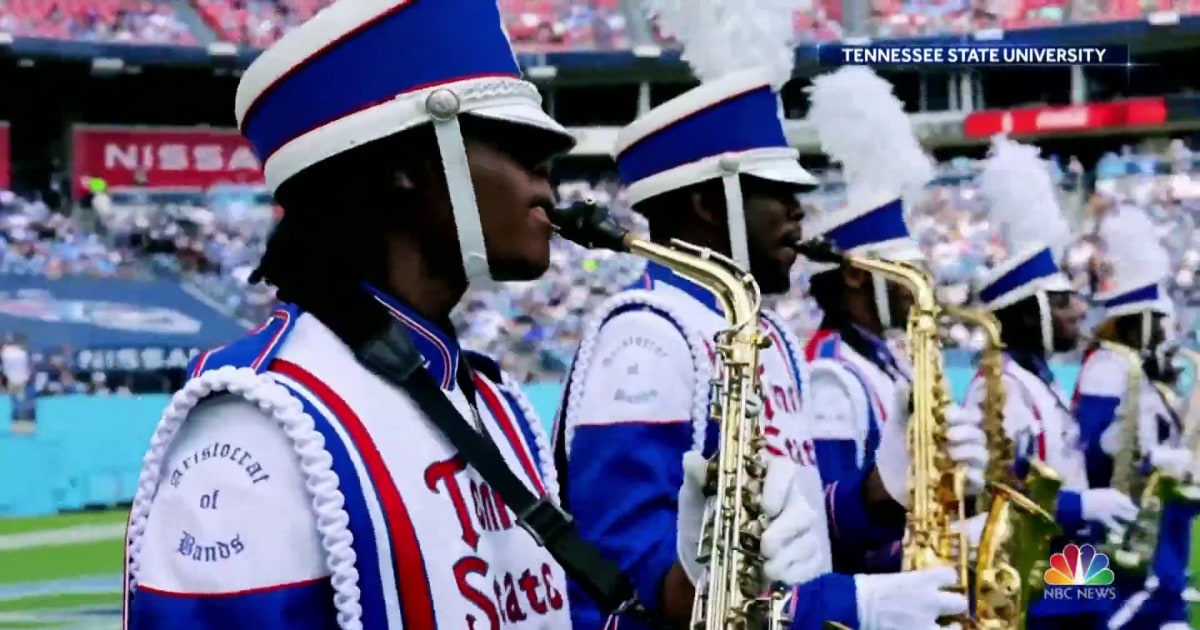 Tennessee State University marching band makes history at the Grammys