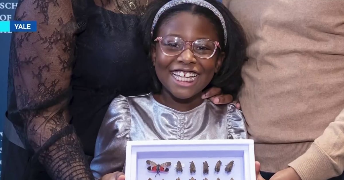 Yale honors New Jersey girl reported to police over insect project