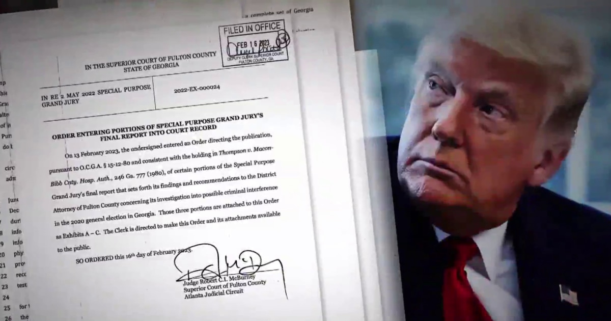 grand jury perjury indictments in 2020 election probe