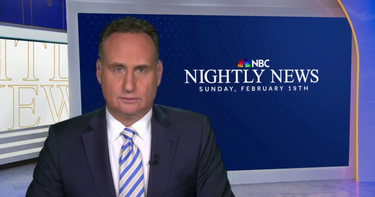 Nightly News Full Broadcast (February 19th)