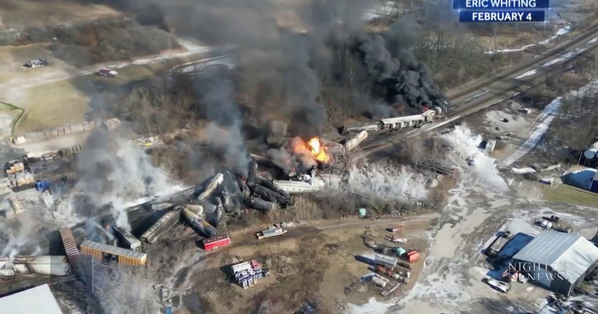 East Palestine residents’ concerns grow over Ohio train derailment