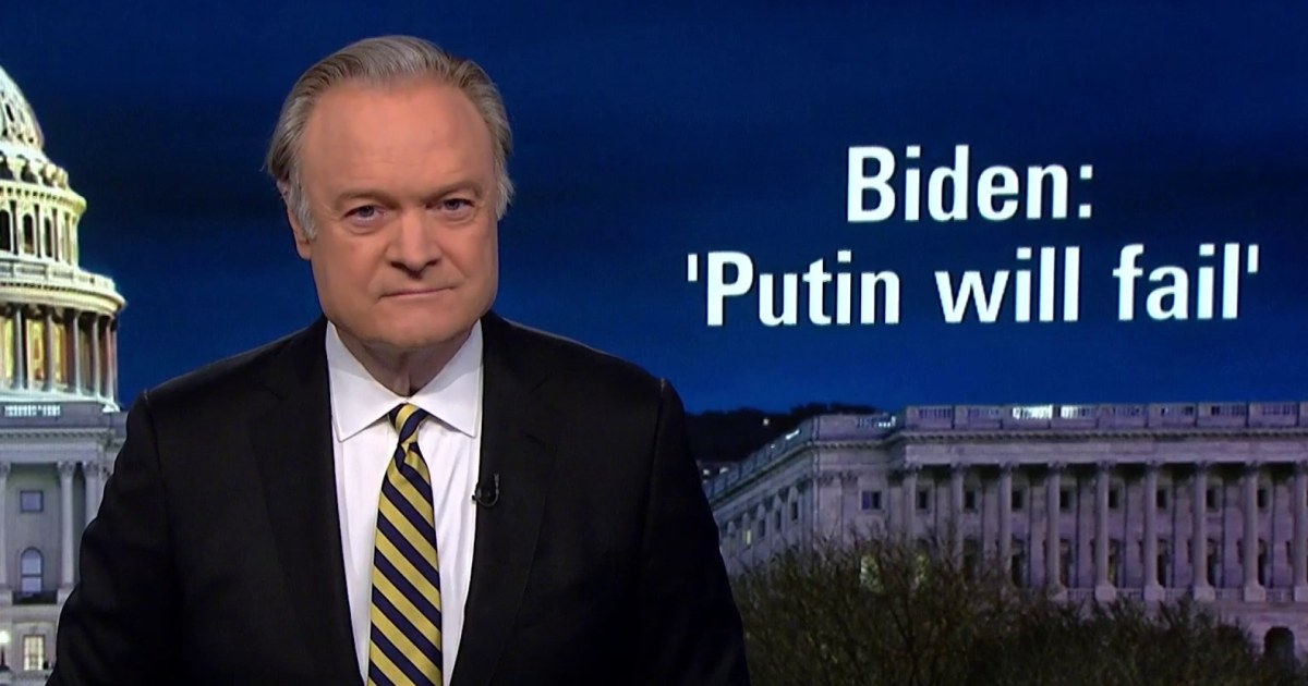 Lawrence: Biden's handling of Putin's war comparable to FDR in World War II