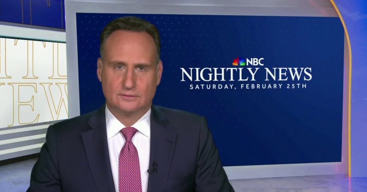 Nightly News Full Broadcast (February 25th)