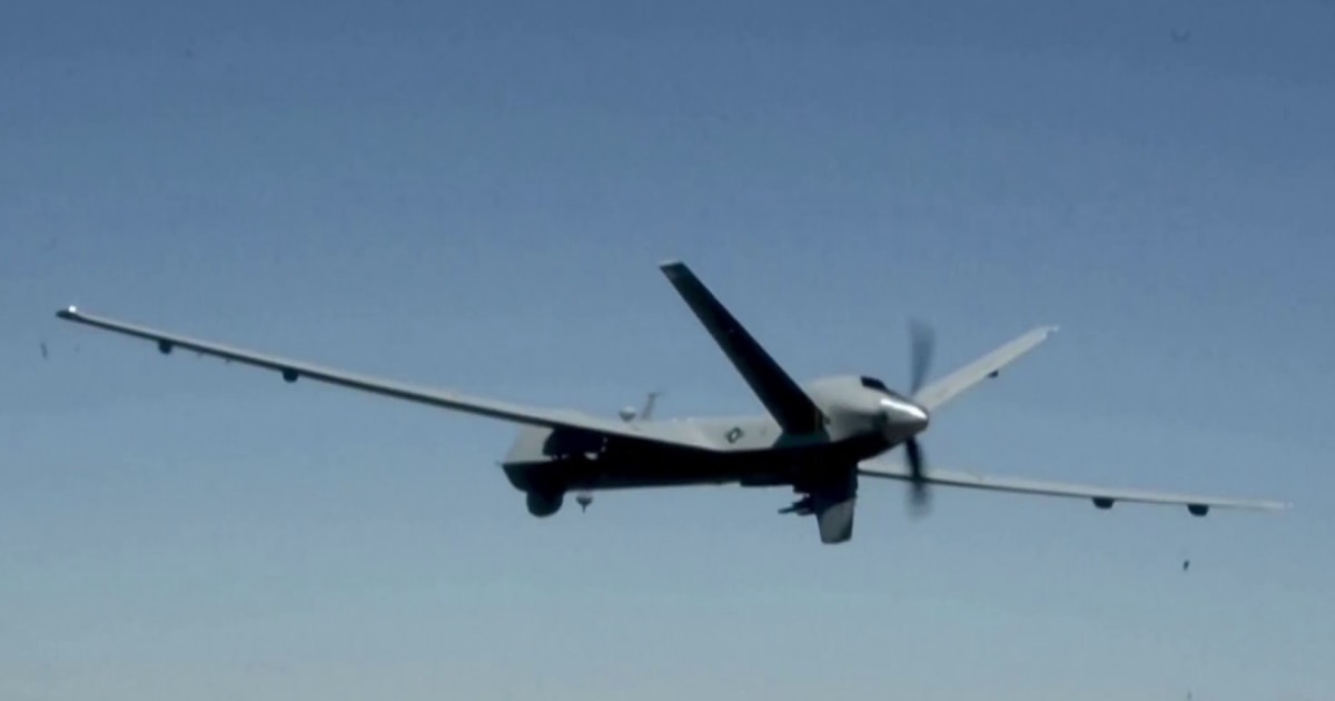 U.S. Reaper drone crashes into Black Sea after encounter with Russian jet