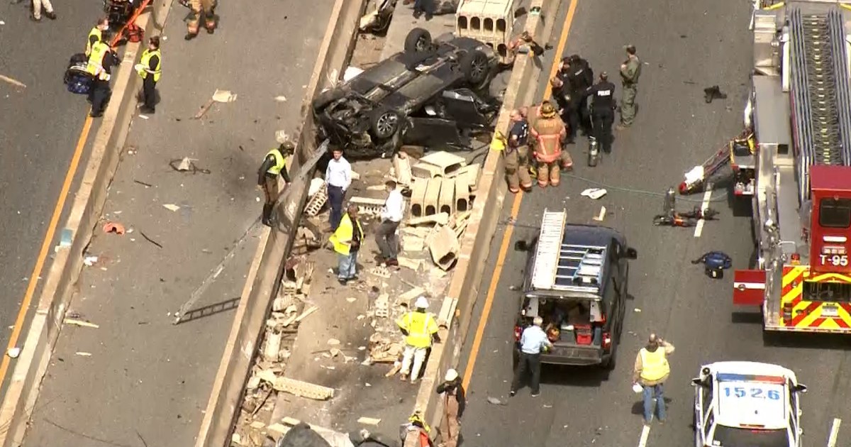 Car in Maryland crashes into highway work zone killing 6