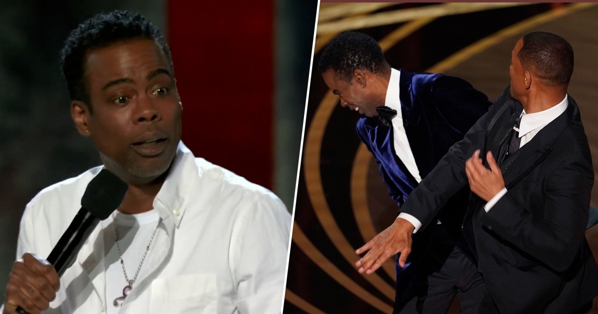 Chris Rock tears into Will Smith a year after Oscars slap