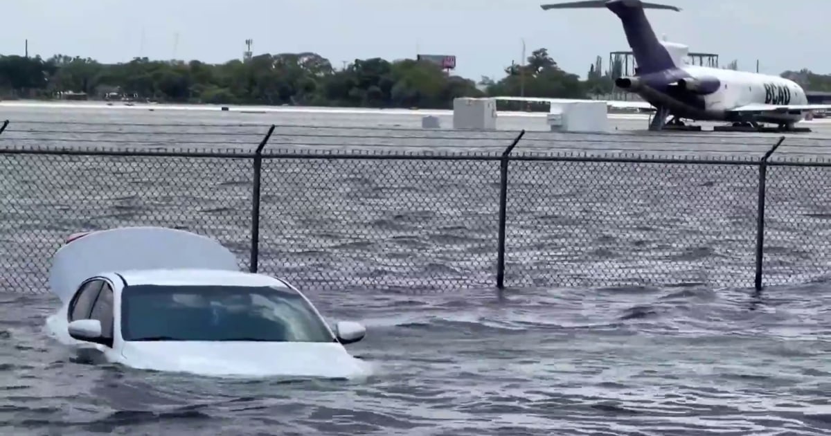 Fort Lauderdale airport shut down after historic flooding
