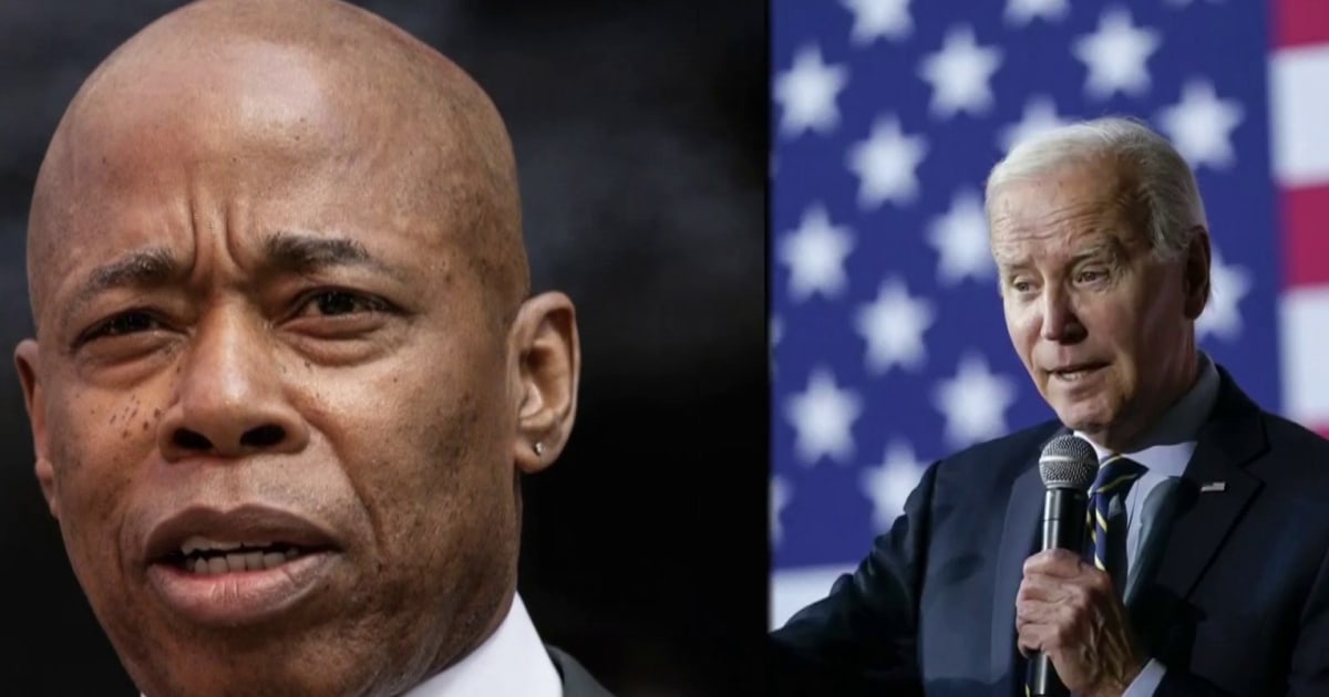 NYC Mayor Adams slams Biden over immigration policy