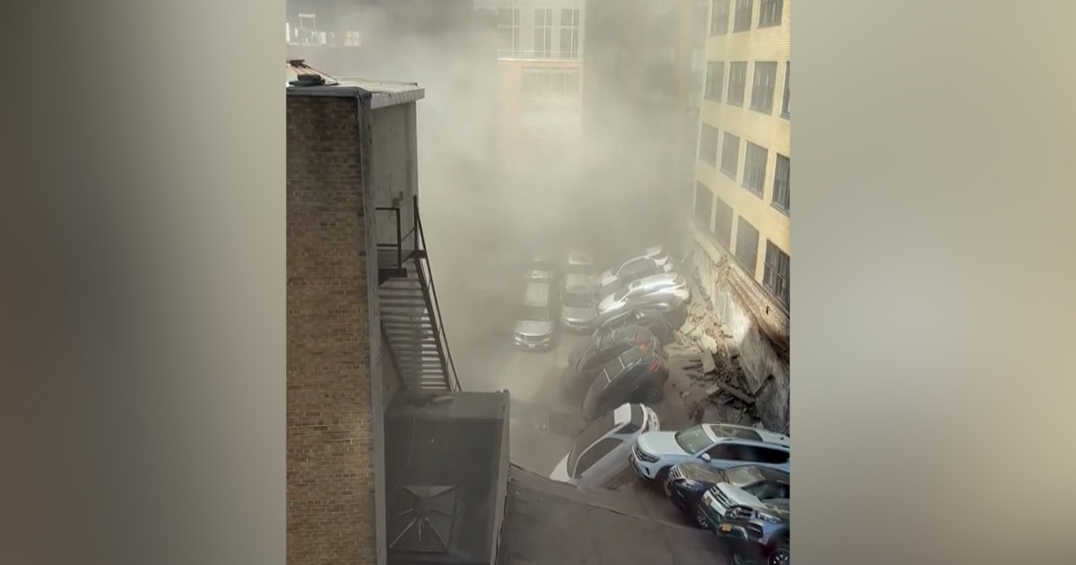 New York City garage collapses leaving one dead