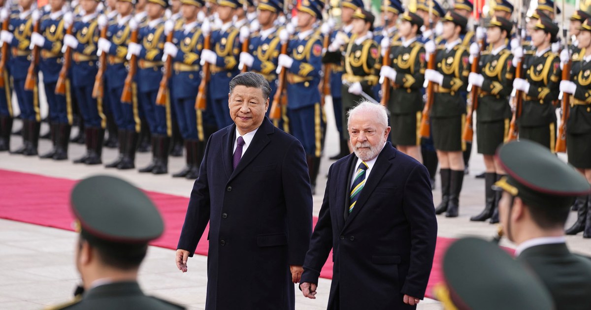 Brazil's Lula Receives Warm Welcome From Xi In Beijing