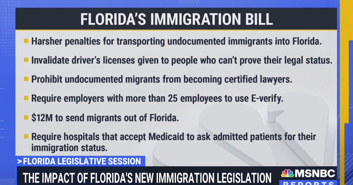 The impact of Florida's new immigration bill
