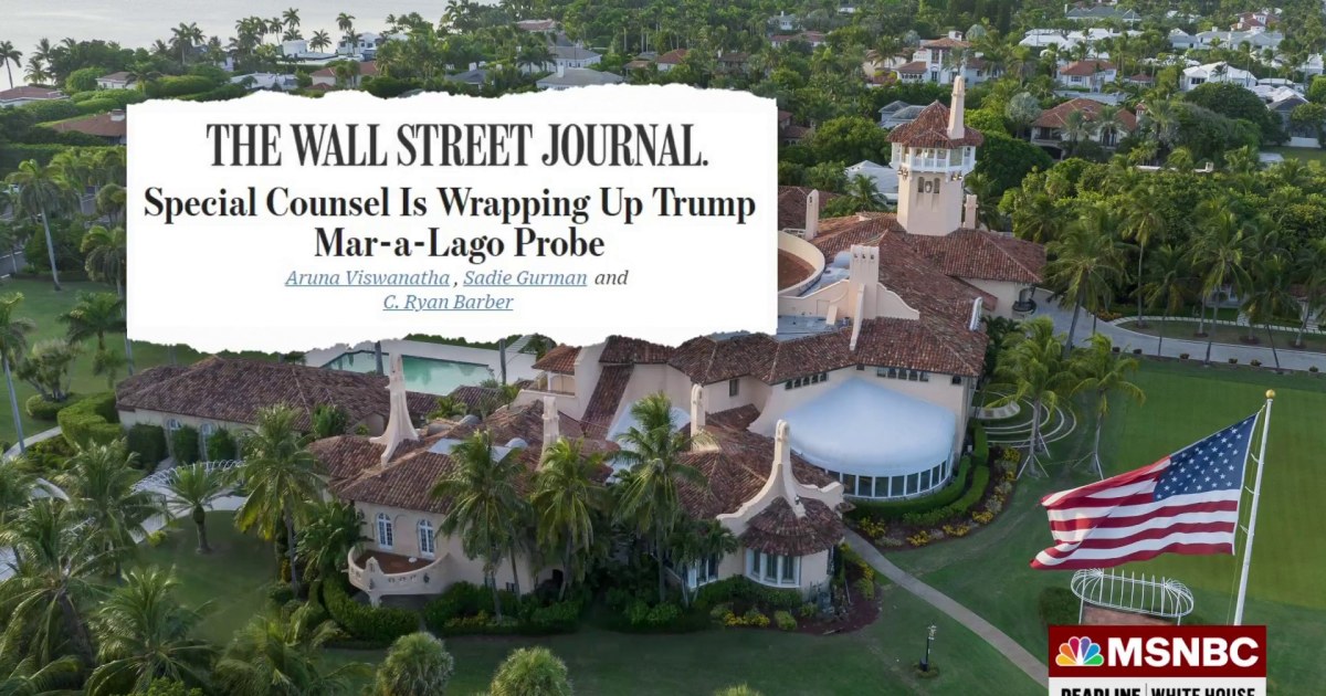 WSJ: DOJ Special counsel wrapping up docs probe