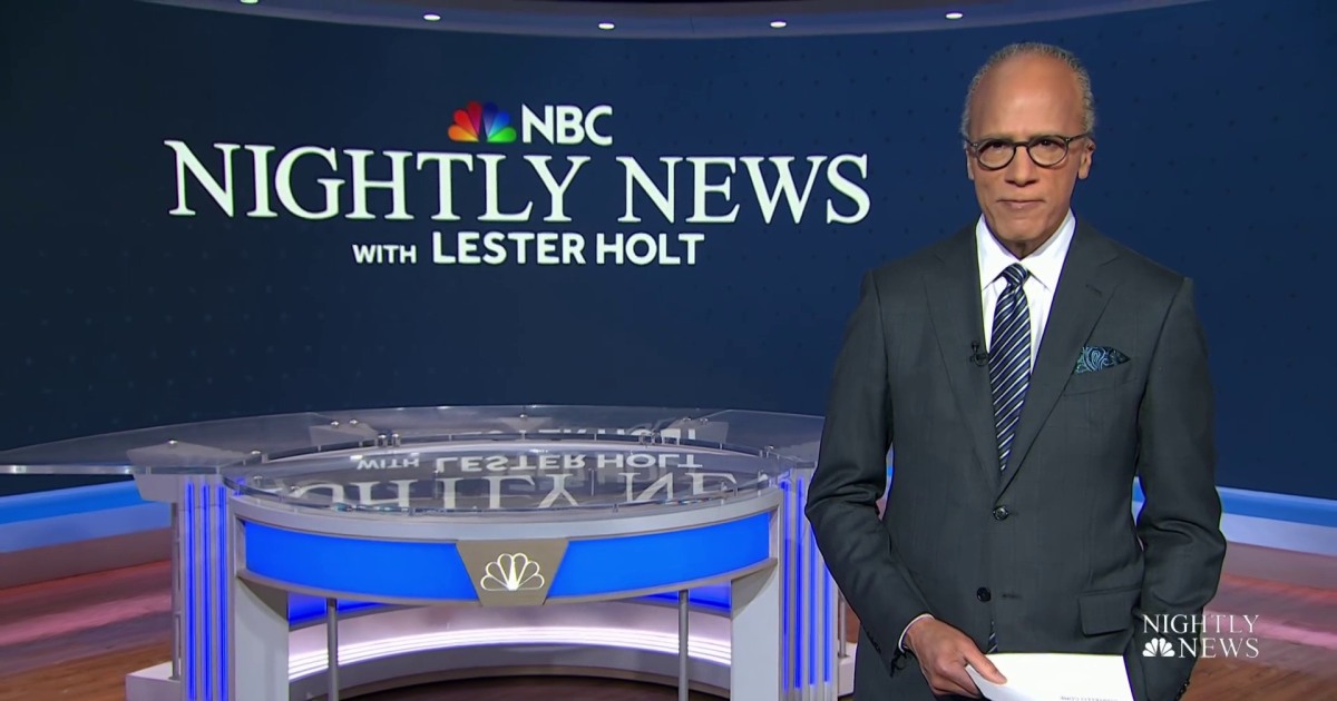 Nightly News Full Broadcast (May 17th) 'NBC News' News SendStory