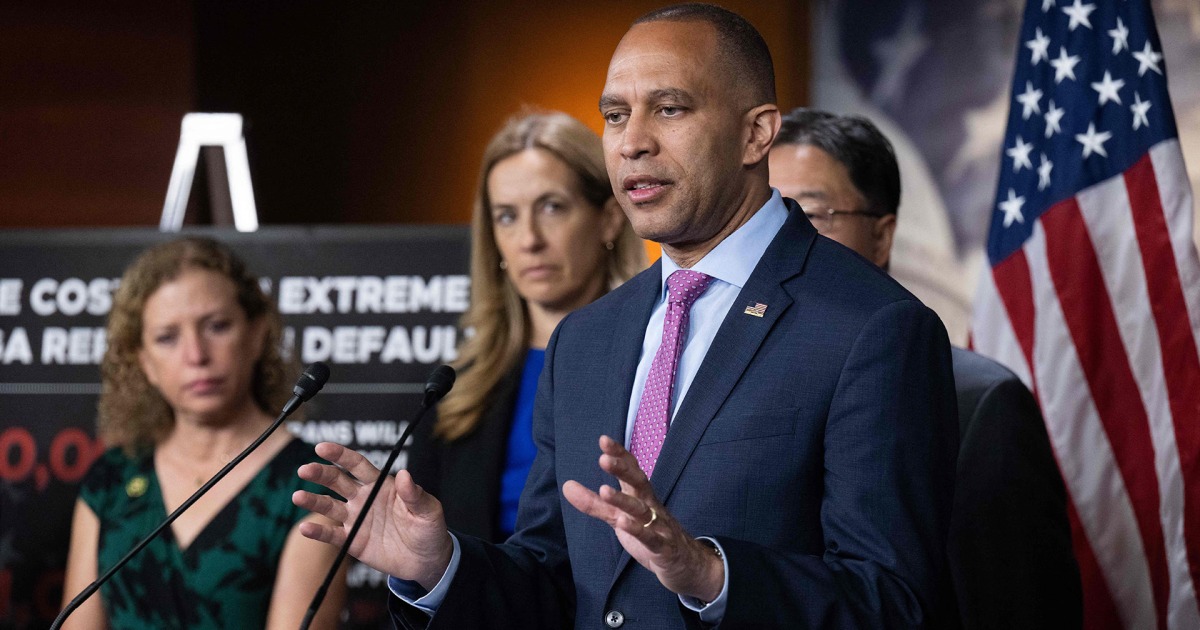 Jeffries Assures Biden Will Push Back Against Severe Spending Cuts