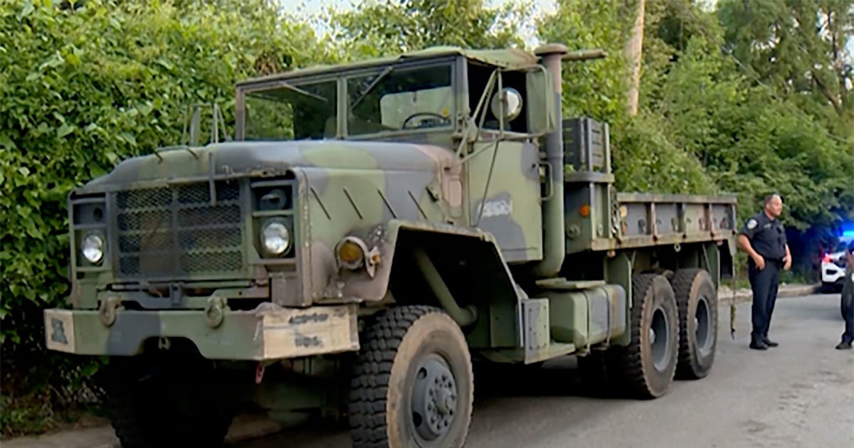 Suspect who walked out of a Maryland prison and stole a military truck arrested