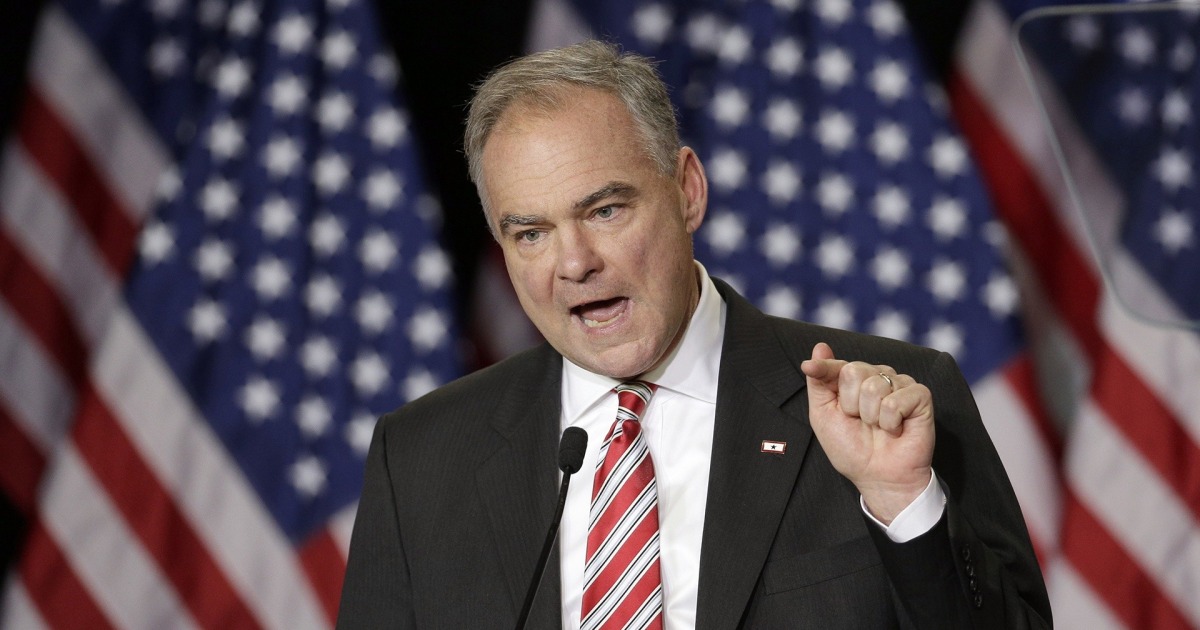 'Gimme a break!': Sen. Kaine vows to strip pipeline from debt ceiling deal