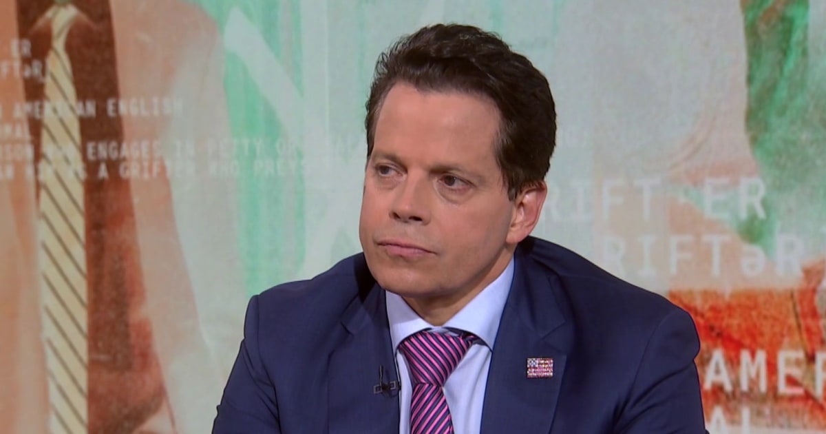 Trump is a ‘grifter’ and engages in ‘political sociopathic behavior,’ says Anthony Scaramucci