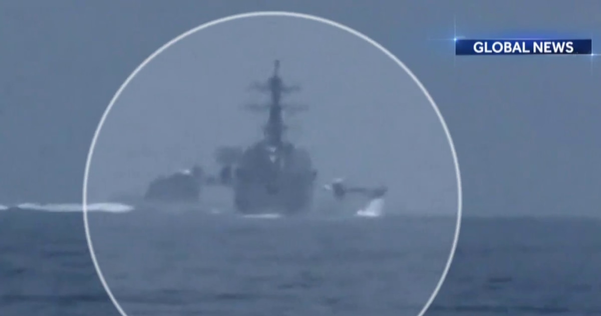 Un navire de guerre chinois s’est rapproché d’un destroyer américain dans le détroit de Taiwan