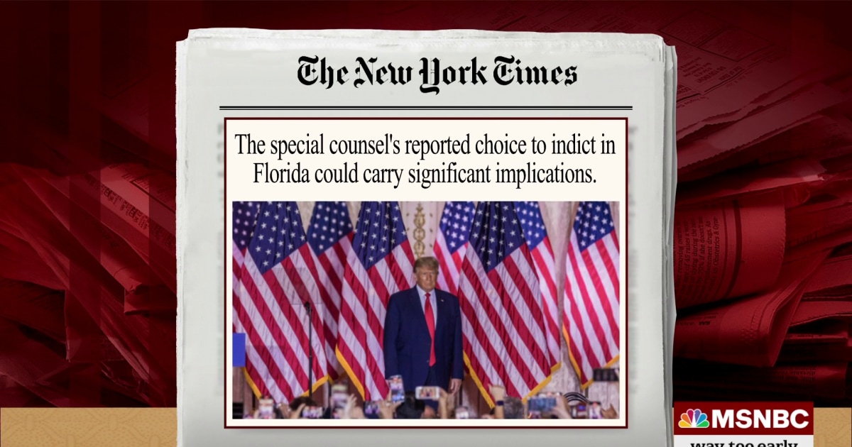 Decision to indict Trump in Florida could carry significant