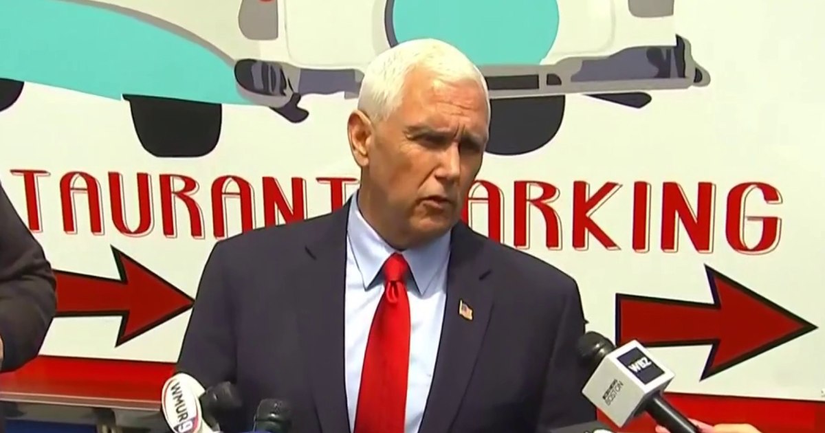 Pence says 'no one is above the law' referencing Trump indictment