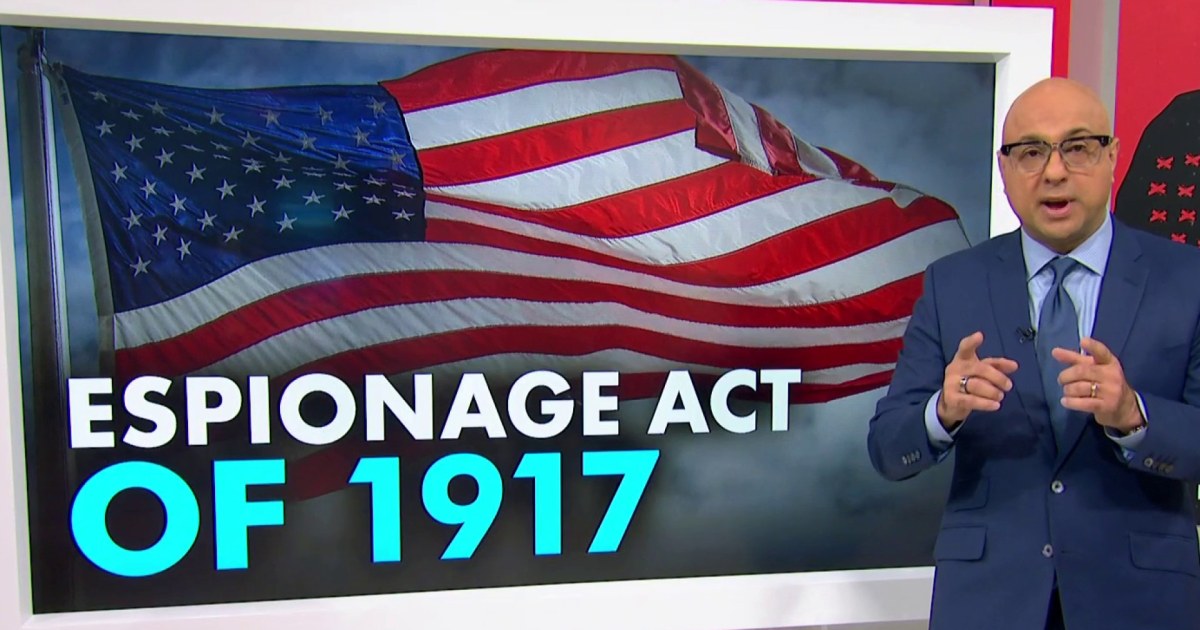 Velshi: How the Espionage Act Could Take Down a Former President