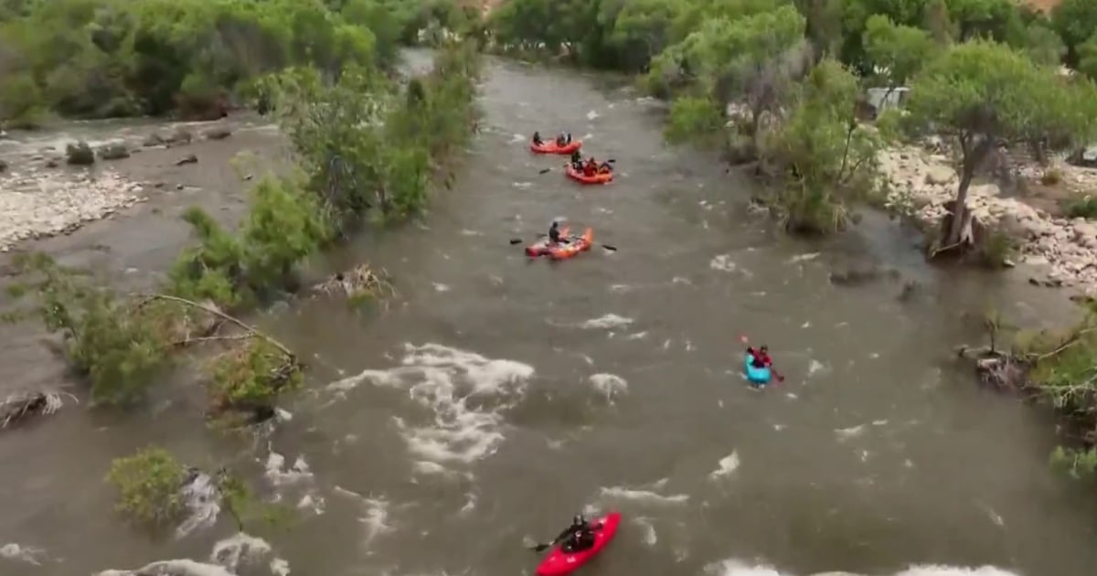 California Rafters River rafters rush to California's Sierra Nevada after snowpack melts