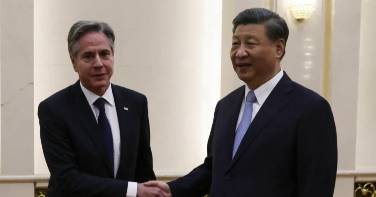 Secretario Blinken visita China en viaje de alto riesgo en medio de tensiones Secretario Blinken visita China en viaje de alto riesgo en medio de tensiones