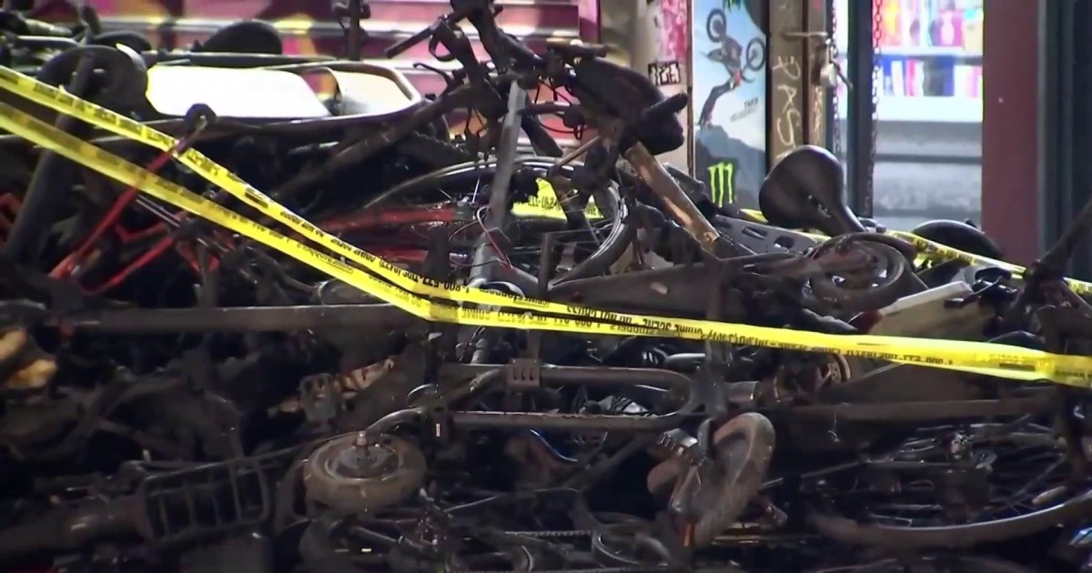 Four dead in Manhattan ebike shop fire