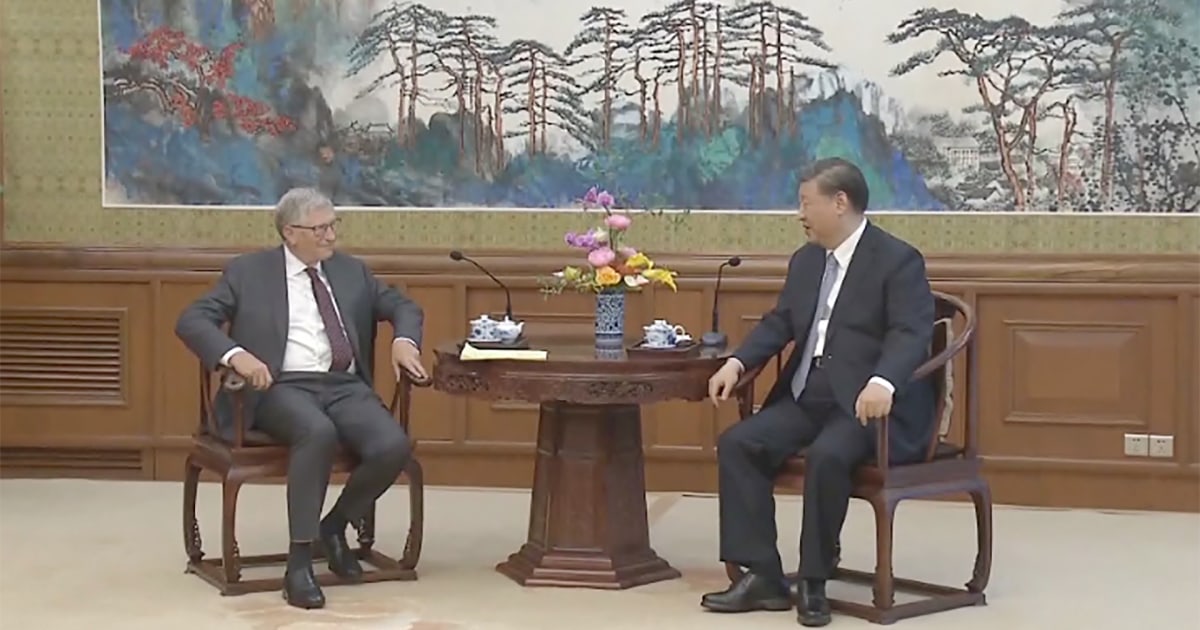 President Xi praises Bill Gates as an ‘old friend’