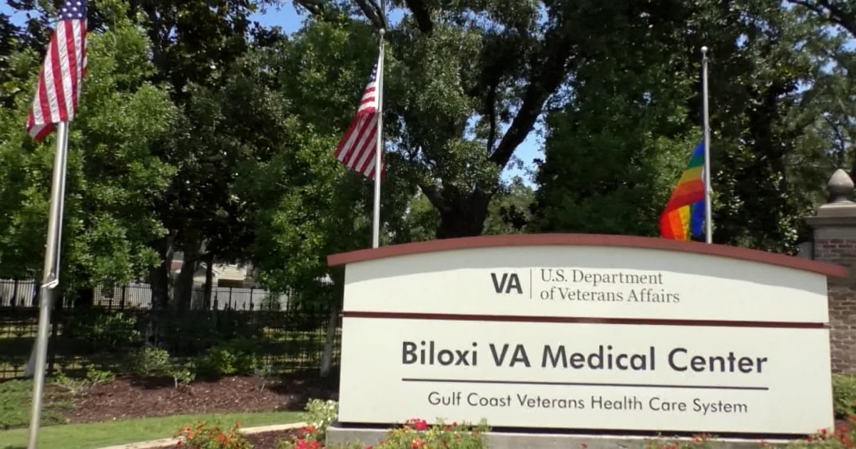 Protests over pride flag flying at Mississippi VA clinic, cemetery