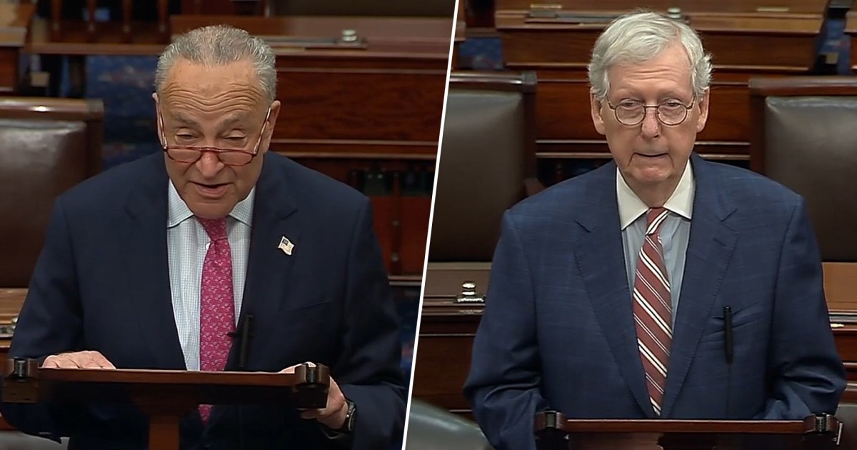 Schumer, McConnell urge Senate to quickly take up debt ceiling bill