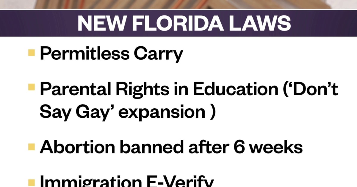 Hundreds of new Florida laws go into effect Flipboard