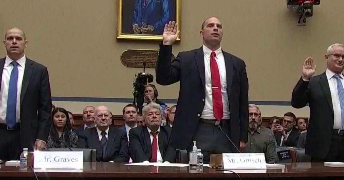 Fmr. intel official says U.S. is concealing a ‘multidecade’ UFO program in congressional hearing