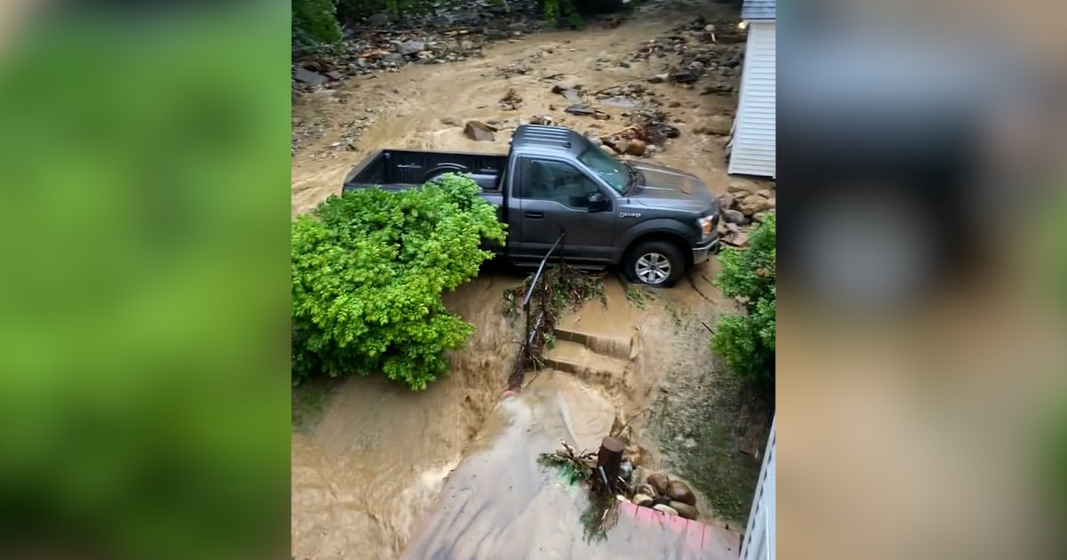 Dangerous flooding, damage from intense rain captured around New England