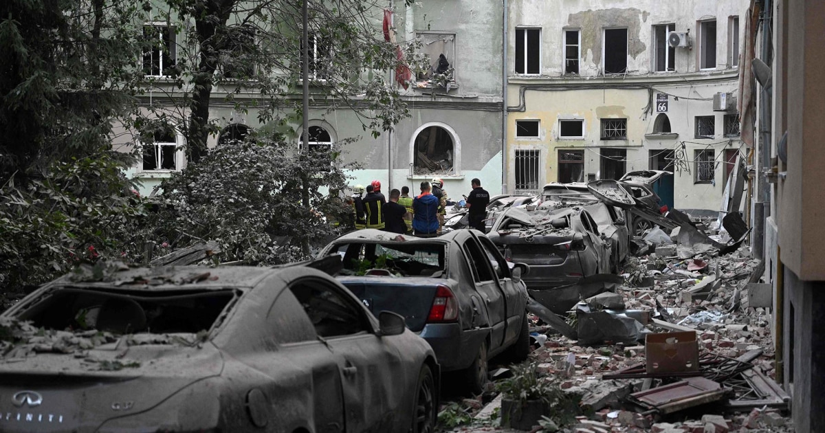 At least four killed in missile attack on Lviv apartment building