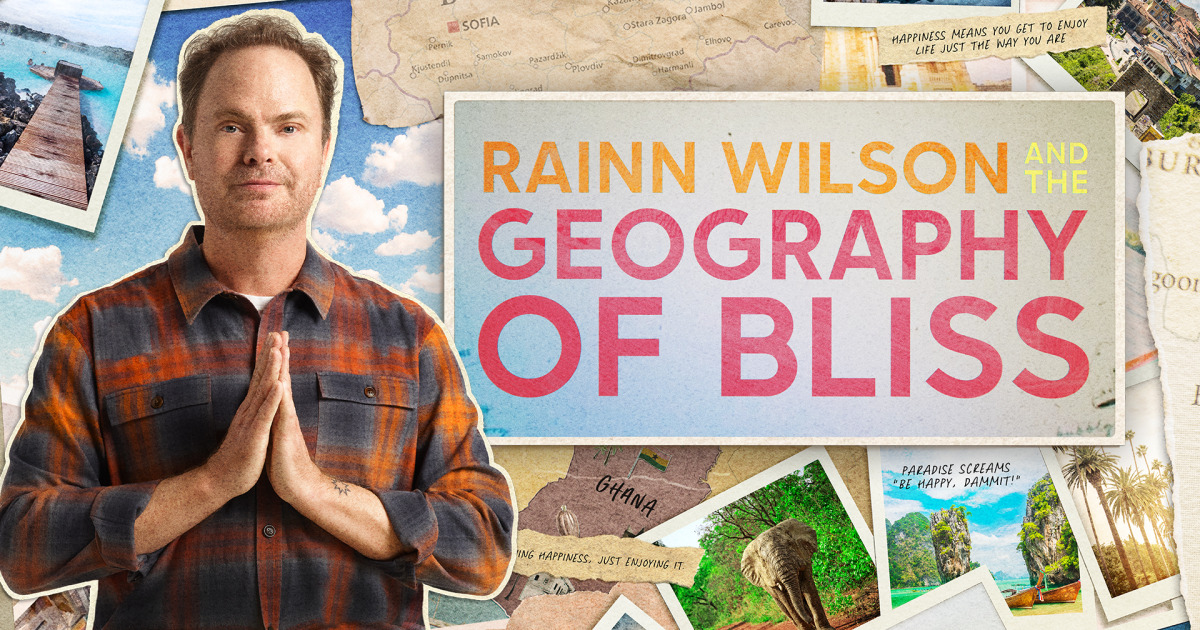 'Rainn Wilson and the Geography of Bliss' MSNBC Trailer
